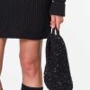 Accessori ROBERTO COLLINA | Mini Bag In Paillettes Nero