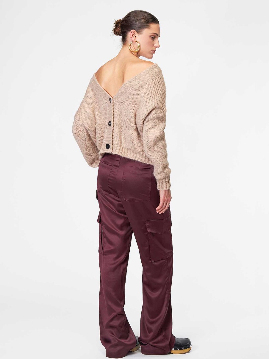 Donna ROBERTO COLLINA Cardigan, Giacche E Cappotti | Cardigan In Alpaca Cammello