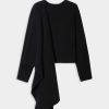 Donna ROBERTO COLLINA Cardigan, Giacche E Cappotti | Cappa In Maglia Nero