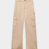 Donna ROBERTO COLLINA Pantaloni | Pantaloni Cargo Camel