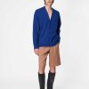 Uomo ROBERTO COLLINA Cardigan E Giacche | Cardigan Comfy Bluette