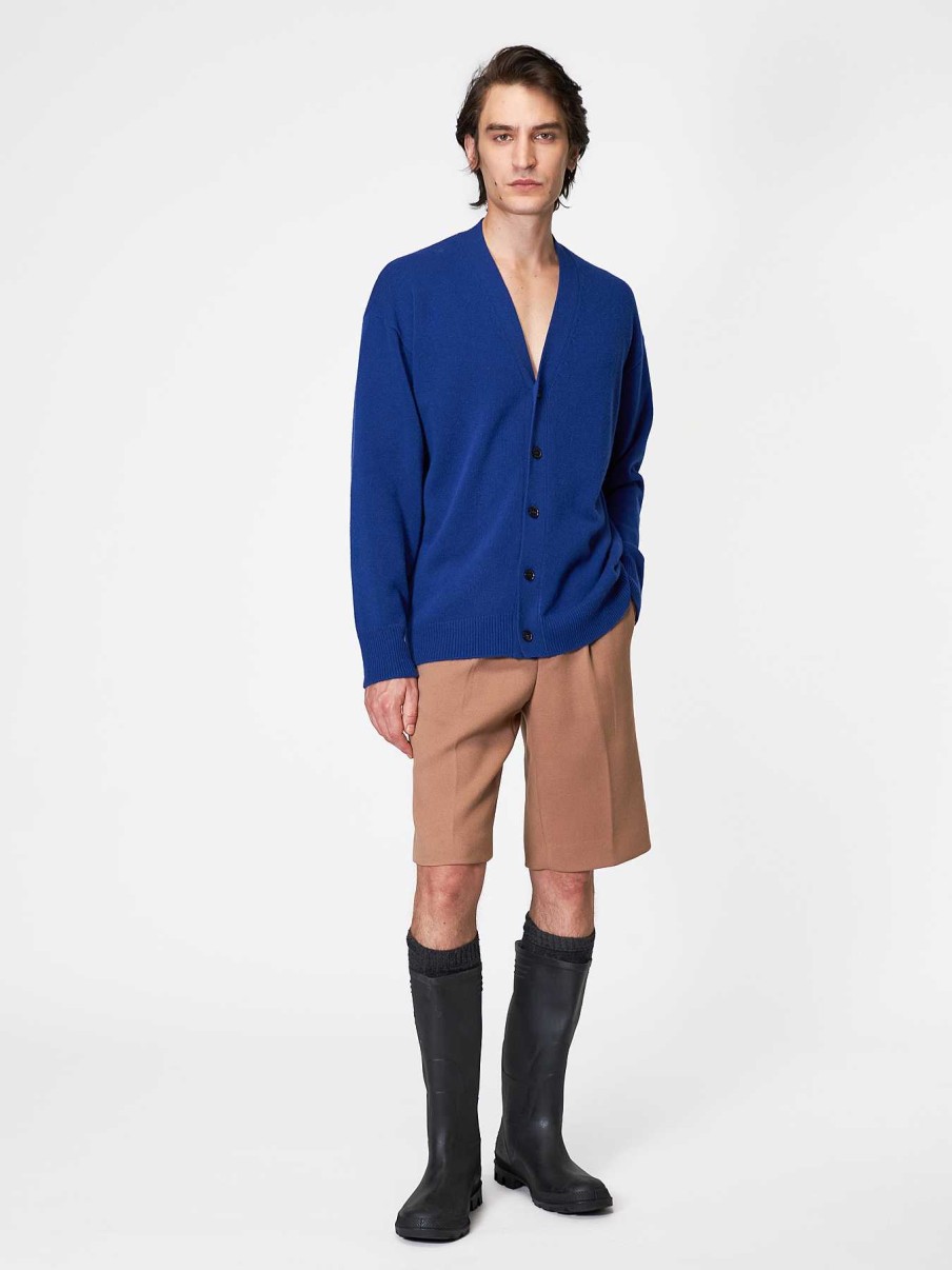 Uomo ROBERTO COLLINA Cardigan E Giacche | Cardigan Comfy Bluette