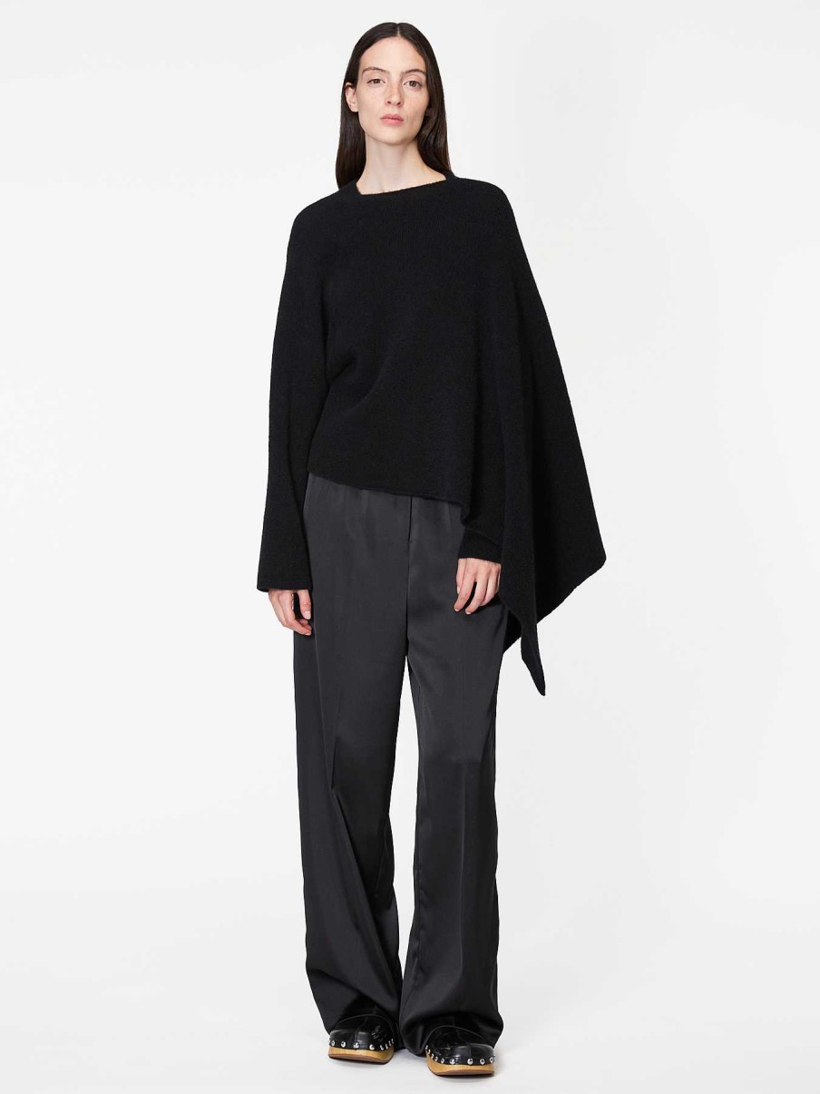 Donna ROBERTO COLLINA Cardigan, Giacche E Cappotti | Cappa In Maglia Nero