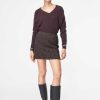 Donna ROBERTO COLLINA Maglieria E Top | Scollo A V Comfy In Angora Moro