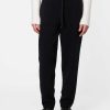 Uomo ROBERTO COLLINA Pantaloni | Joggers In Lana E Cashmere Nero