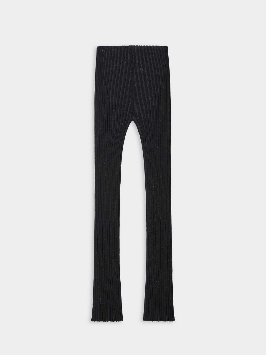 Donna ROBERTO COLLINA Pantaloni | Pantaloni Vanise In Lurex Nero